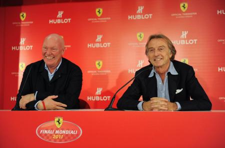 Jean-Claude Biver, CEO of Hublot, et Luca Cordero di Montezemolo, President of Ferrari S.p.A.©Raphael Faux