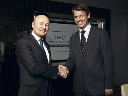 Georges Kern, CEO IWC Schaffhausen, and Knut Frostad, CEO Volvo Ocean Race.