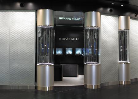 The Richard Mille boutique in the prestigious new 'The Fine Watch Room' of Harrods.