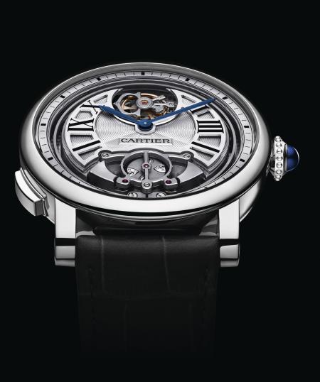 Rotonde de Cartier Minute Repeater Flying Tourbillon watch, calibre 9402 MC, Geneva Seal.