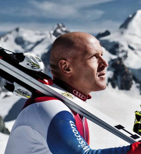 Didier Cuche, elite sportsman and Corum ambassador, named Swiss personality of 2011. 