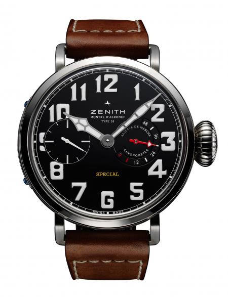 The Zenith Type 20 Pilot's Watch will be formally presented at the Baselworld in march 2012. It is a limited edition at 250 pieces.