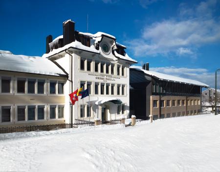 The Audemars Piguet manufacture, in the village of Le Brassus, in the Vallée de Joux. 