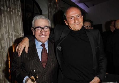 Martin Scorsese and Richard Mille during the reception evening organized with Vanity Fair for the realisator and The Film Foundation. © Donato Sardella