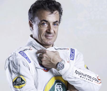 Jean Alesi with the F.P. Journe Centigraphe Sport will be at Indianapolis 500.