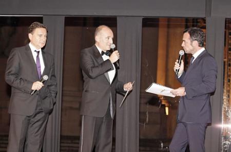 Christophe Moulin, Master of the Ceremony, presided the award ceremony.