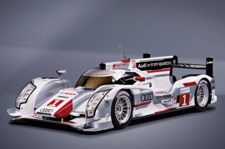 The hybrid car Audi R-18 e-tron quattro will be in Le Mans in June. 