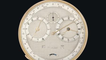 Focus on the Breguet n°4111 : a 'Grande Complication' watch from 1827 (equation-of-time, repeater watch, annual calendar and manuel perpetual calendar).