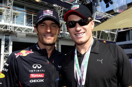 Mark Webber and Jimmy Spithill.