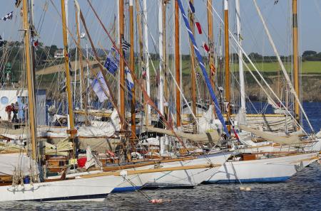 On December 2nd, classic sailing yachts cast off to race their way across the Atlantic Ocean. ©Jacques Vapillon