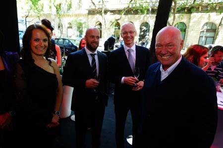 M. Jean-Claude Biver, Chairman of Hublot, during the inauguration of the Hublot Budapest Boutique on the prestigious Andrassy avenue. 