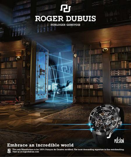 The world of the Venturer for the Roger Dubuis Pulsion.