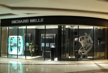 The new Richard Mille's boutique in Hong Kong is in West Kowloon.