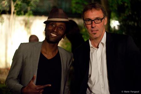 Laurent Blanc and Keziah Jones.