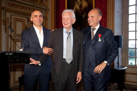 Bruno Belamich, Director of the Creation of Bell & Ross, Helmut Sinn and Carlos-A.Rosillo.