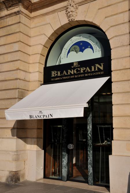 Blancpain Boutique on the Place Vendôme, Paris