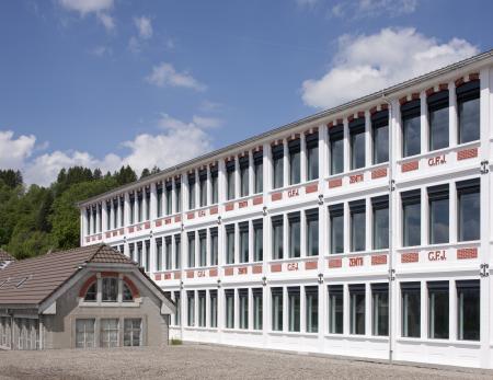 The central building of the Manufacture Zenith renovated.