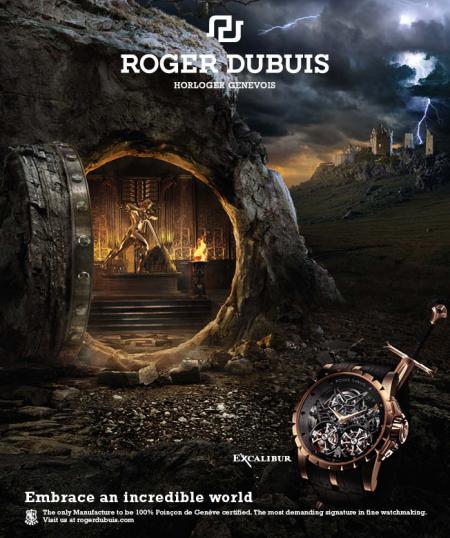 The Roger Dubuis advertising campaign has won the Premier Prix du Jury in the Print/Poster category, awarded on 26 October 2012 by the Swiss publishing house, Ringier.