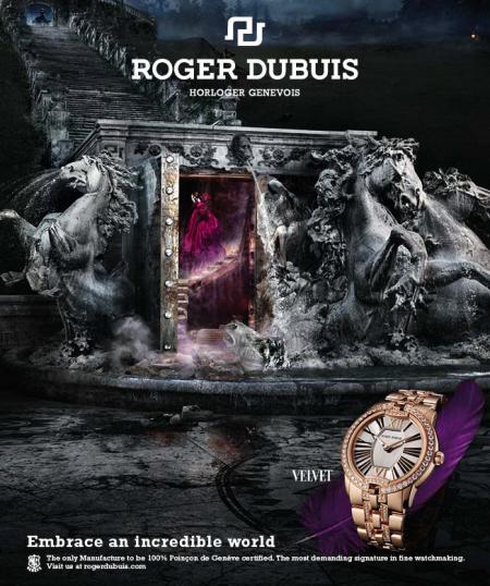 The Roger Dubuis advertising campaign has won the Premier Prix du Jury in the Print/Poster category, awarded on 26 October 2012 by the Swiss publishing house, Ringier.