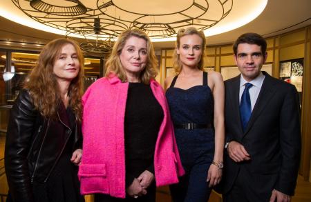 Isabelle Huppert, Catherine Deneuve, Diane Kruger and Jerome Lambert.