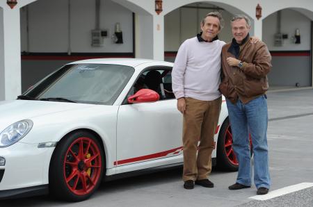 Jacky Ickx and Karl-Friedrich Scheufele, Chopard co-president. 