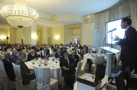 Peter Stas, CEO of Frédérique Constant, the European Tech Tour Gala dinner 2012.