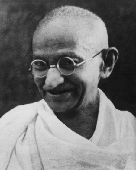 The Mahatma Gandhi.