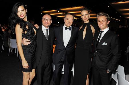 Adriana Lima, Georges Kern, Kevin Spacey, Karolina Kurkova, Nico Rosberg. ©Photopress/IWC