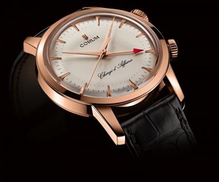 Corum - Chargé d'Affaires in red gold : a limited edition of 150 pieces.