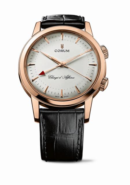 Corum - Chargé d'Affaires in red gold.