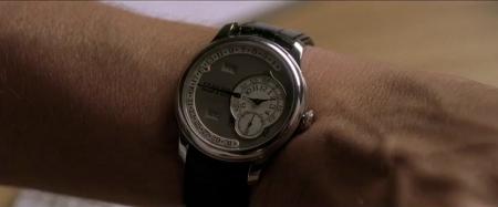 The F.P.Journe Octa Calendrier on the wrist of Jean Dujardin in the movie Möbius.