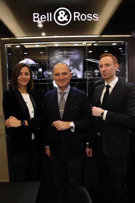 Carlos Rosillo, President of Bell & Ross, during the inauguration, the 27th february, of the Bell & Ross store in à Vienna.