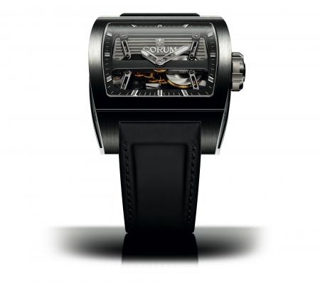 The Corum Ti-Bridge Automatic Dual Winder.