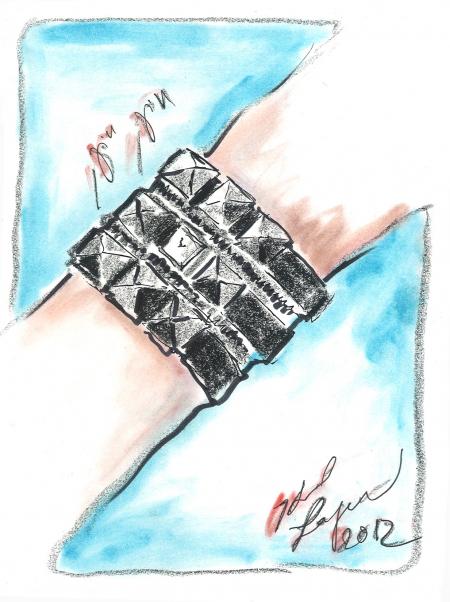 Karl Lagerfeld Zip wist watch.