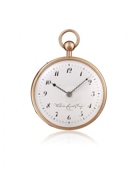 Ref. 10302 - 1812 - Pocket watch, quarter-repeater, 18K pink gold, guilloché case. Enamel dial with 12 Arabic numerals, outer 