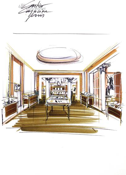 Cartier - A new Parisian shop in 12 Boulevard of the Capucines