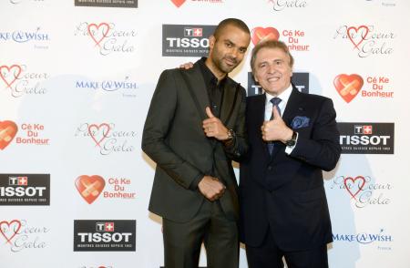 Tony Parker and François Thiébaud