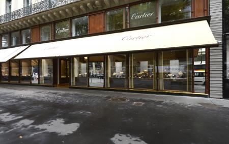 The new parisian boutique of Cartier at 12, boulevard des Capucines