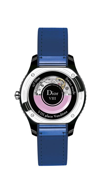 DIOR VIII CERAMIC AND METALLIC BLUE STRAP - LAUNCH: JANUARY 2014 