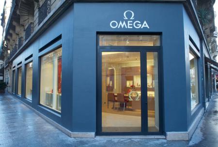 OMEGA boutique et rue de Sèvres