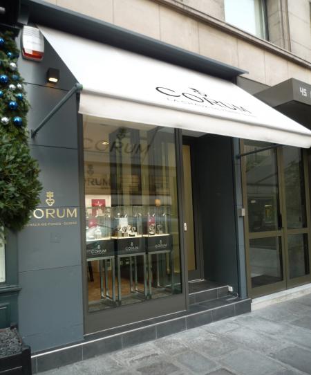 CORUM boutique in Paris