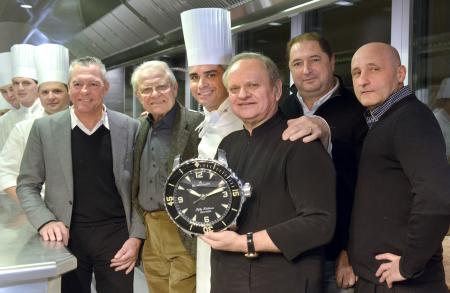 Philippe Rochat, Frédy Girardet, Benoît Violier, Joël Robuchon, Alain Delamuraz, Eric Bouchenoire