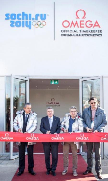 Ribbon-cutting ceremony of OMEGA Pavilion in Sochi