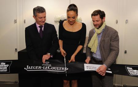 Daniel Riedo, Carmen Chaplin & Director of the Musée de l¹Elysée Sam Stourdzé - Getty