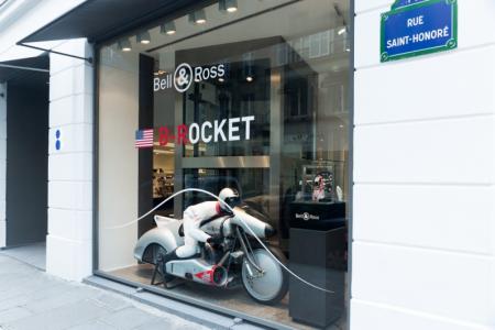 B-Rocket, the Bell & Ross revolutionary airplane-motorcycle will be exhibit at the famous concept-store before going in a worldwide tour. 