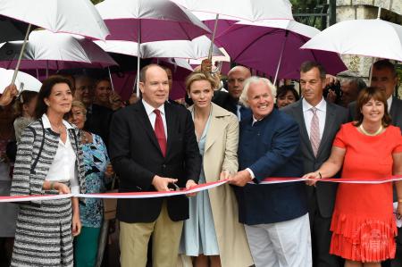 Re-opening of the Princess Grace of Monaco Rose Garden Refurbished and Enlarged with the Support of Piaget 