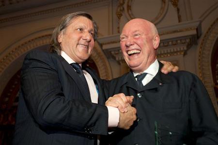 Ilie Nastase and Jean-Claude Biver, CEO of Hublot.