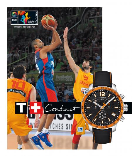 Tissot, Official Timekeeper of FIBA Basketball World Cup Spain 2014