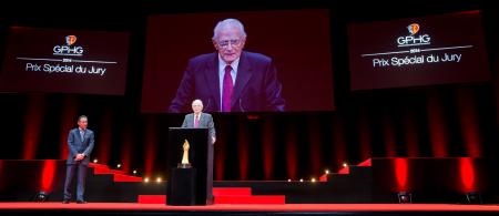 Aurel Bacs (President of the jury) and Walter Lange (Founder of A. Lange & Söhne)