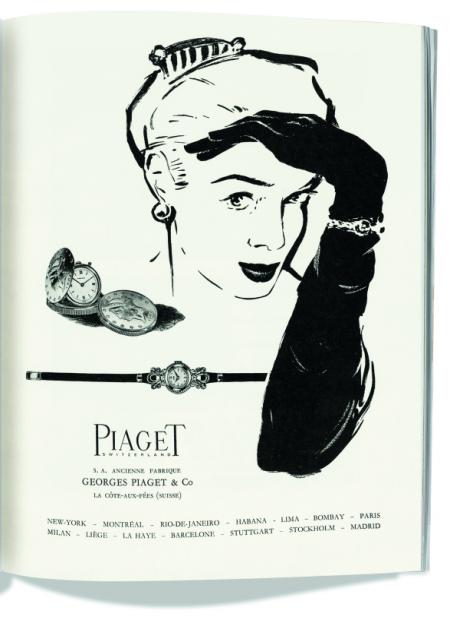 Piaget Ad. La Suisse Horlogère. 1955 - ©Archives Piaget